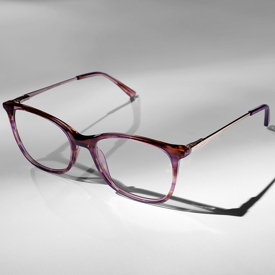 Vincent Chase Purple Full Rim Cat Eye left side