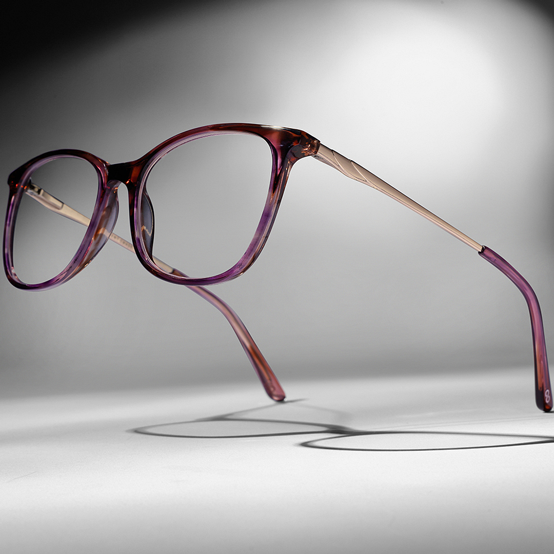 Vincent Chase Purple Full Rim Cat Eye right side