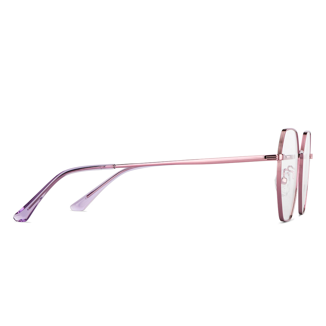 Vincent Chase Online Purple Full Rim Geometric left side