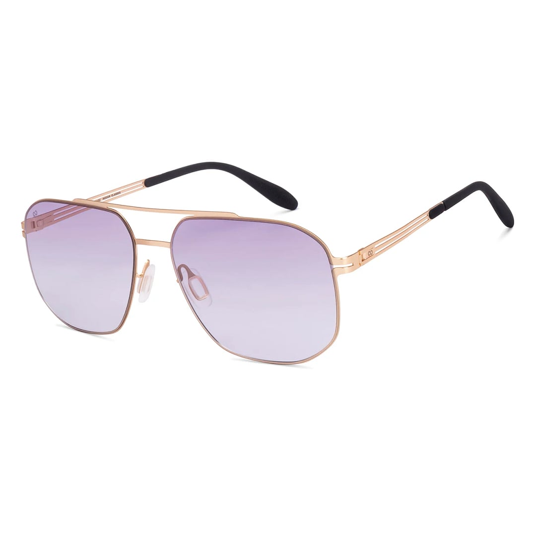 Buy Purple Gradient Golden Full Rim Geometric Vincent Chase INDOOR