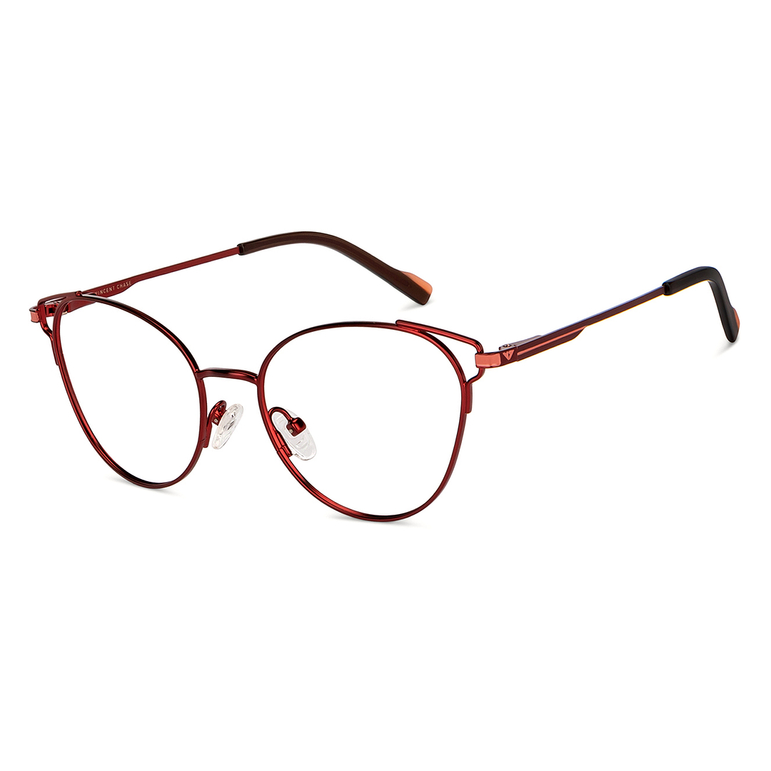 Vincent Chase Online Red Full Rim Cat Eye right side