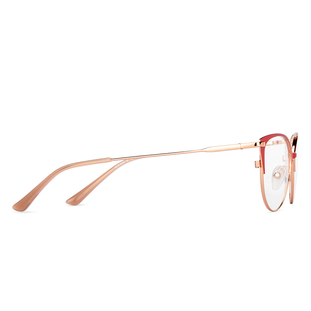 Vincent Chase Online Rose Gold Full Rim Cat Eye left side