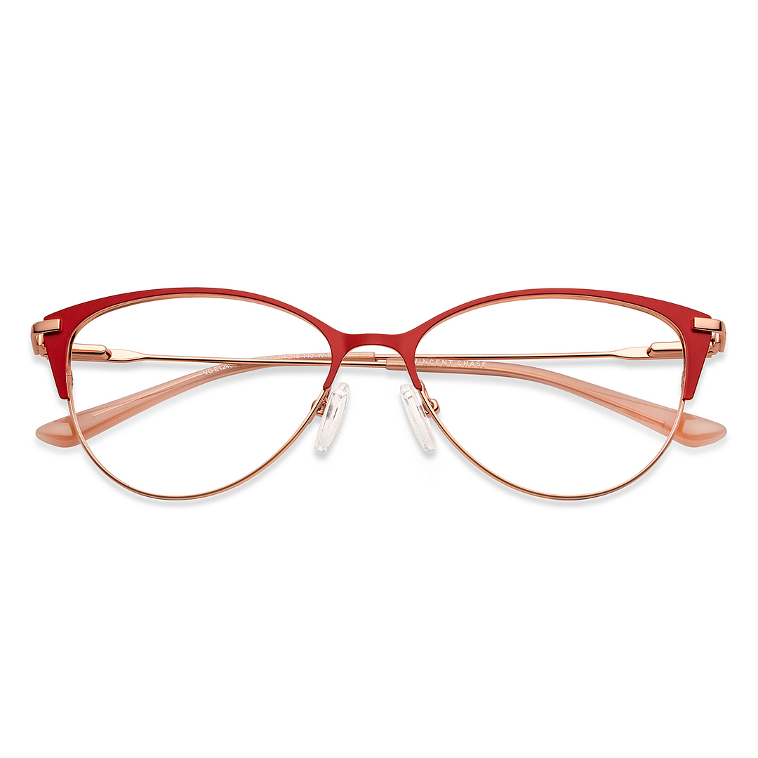Vincent Chase Online Rose Gold Full Rim Cat Eye left side