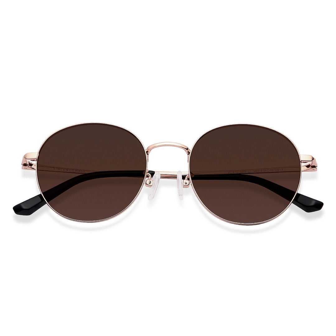 Vincent Chase Online Rose Gold Full Rim Round left side