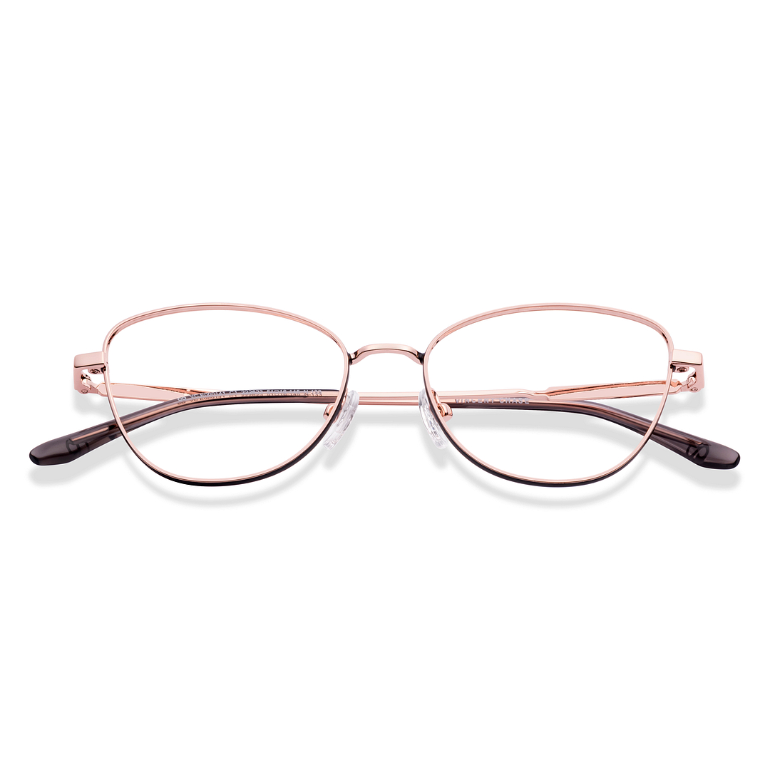 Vincent Chase Rose Gold Full Rim Cat Eye right side