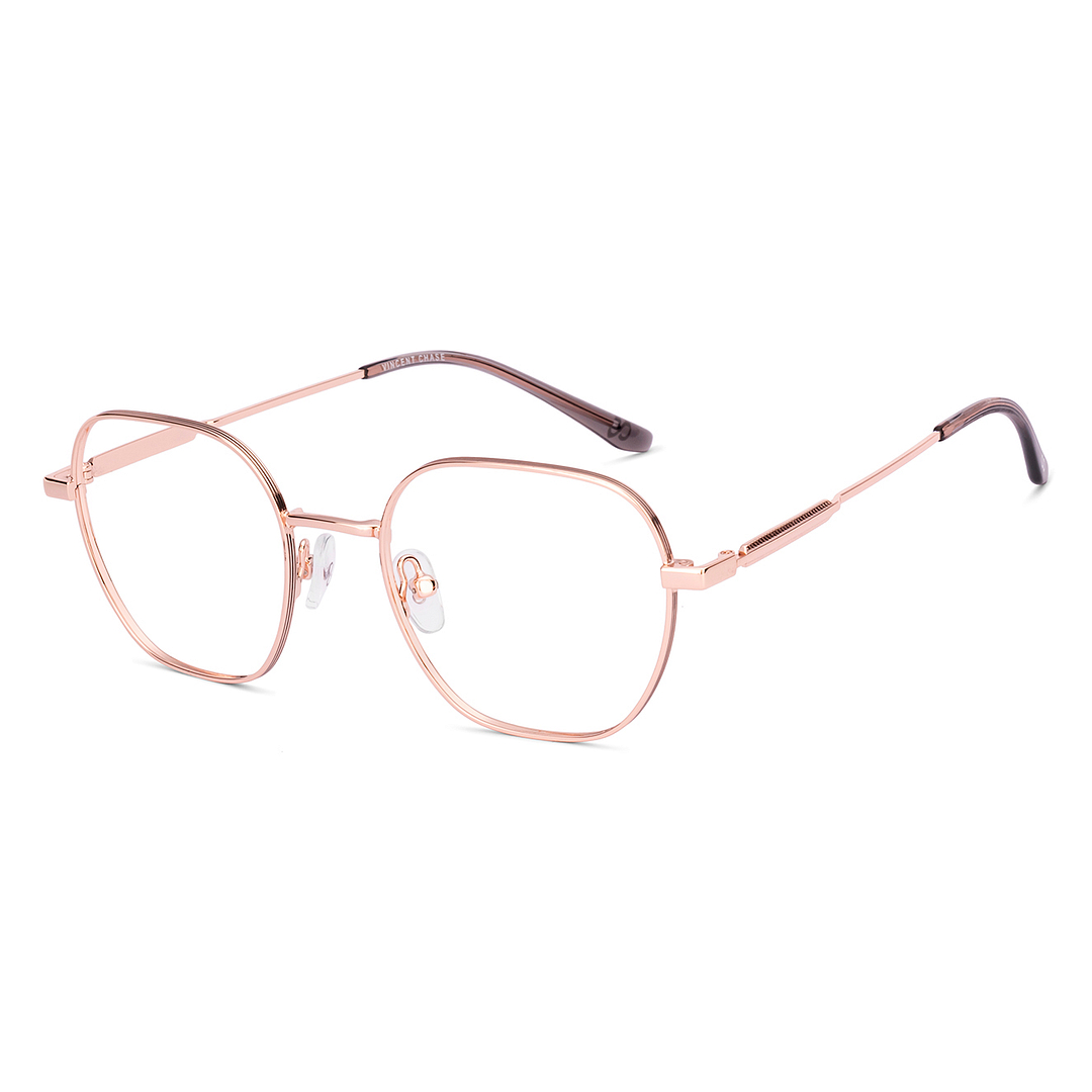 Vincent Chase Online Rose Gold Full Rim Geometric right side