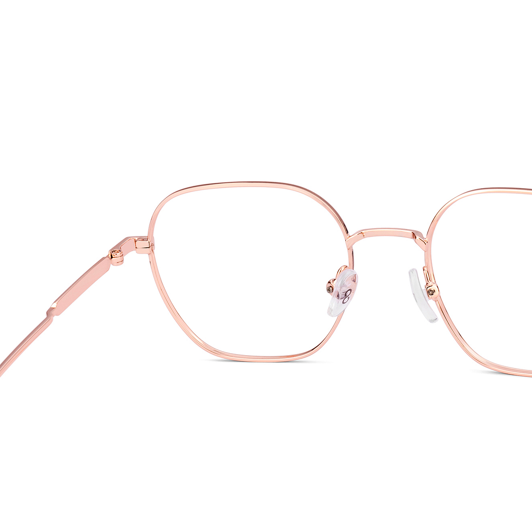 Vincent Chase Online Rose Gold Full Rim Geometric right side