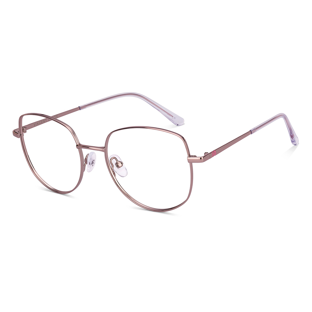 Vincent Chase Online Rose Gold Full Rim Geometric right side