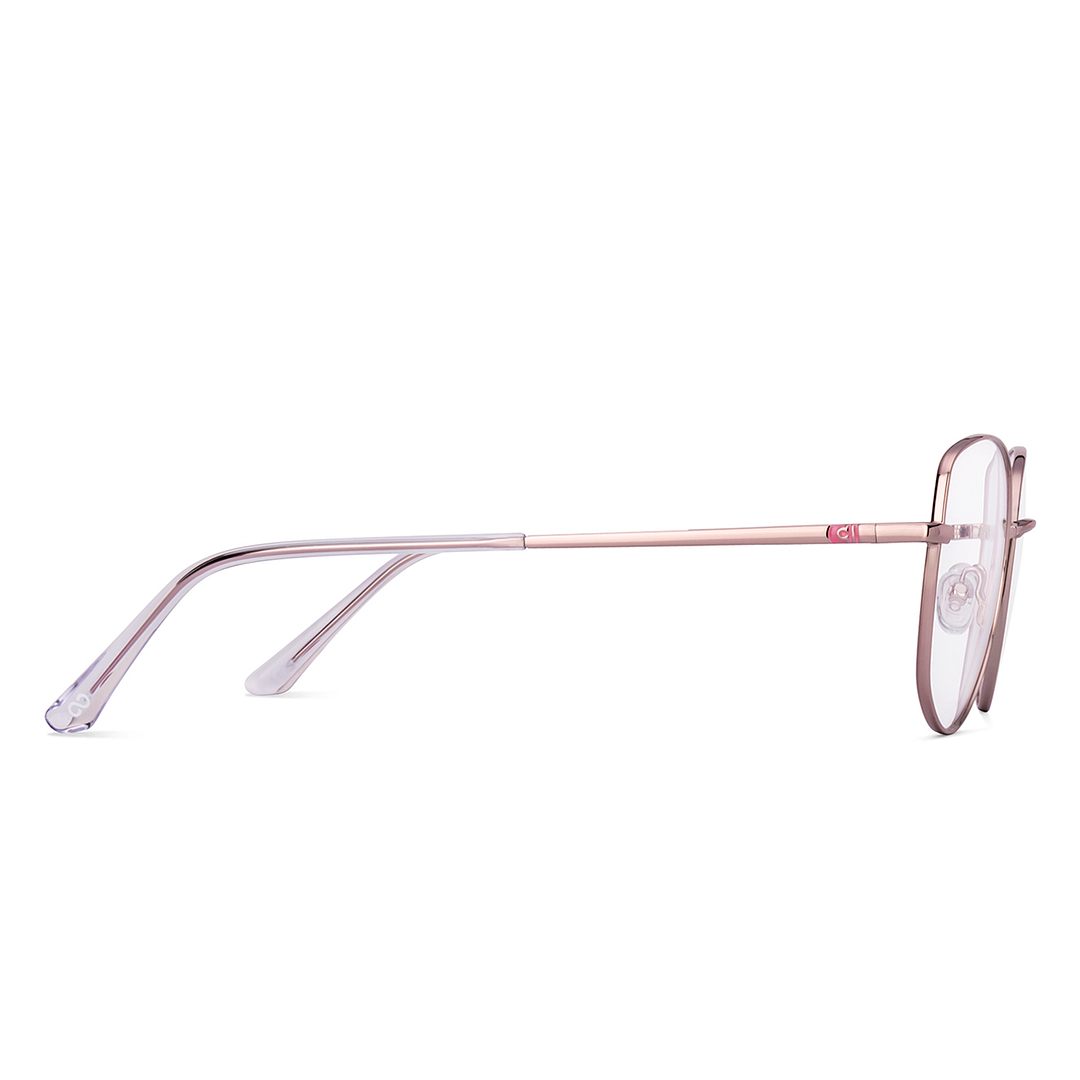 Vincent Chase Online Rose Gold Full Rim Geometric left side