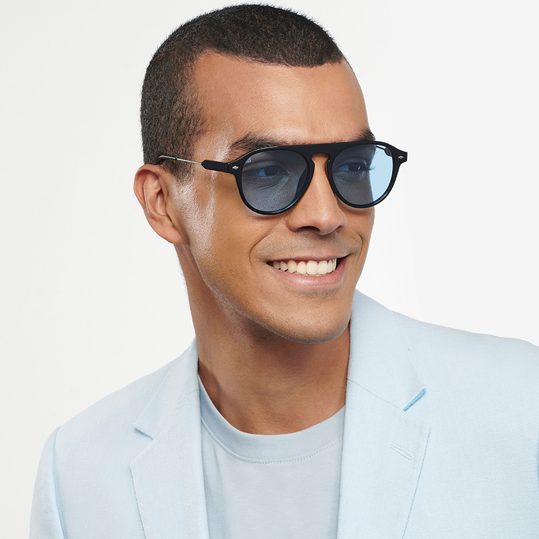 Vincent Chase Online Black Full Rim Aviator right side