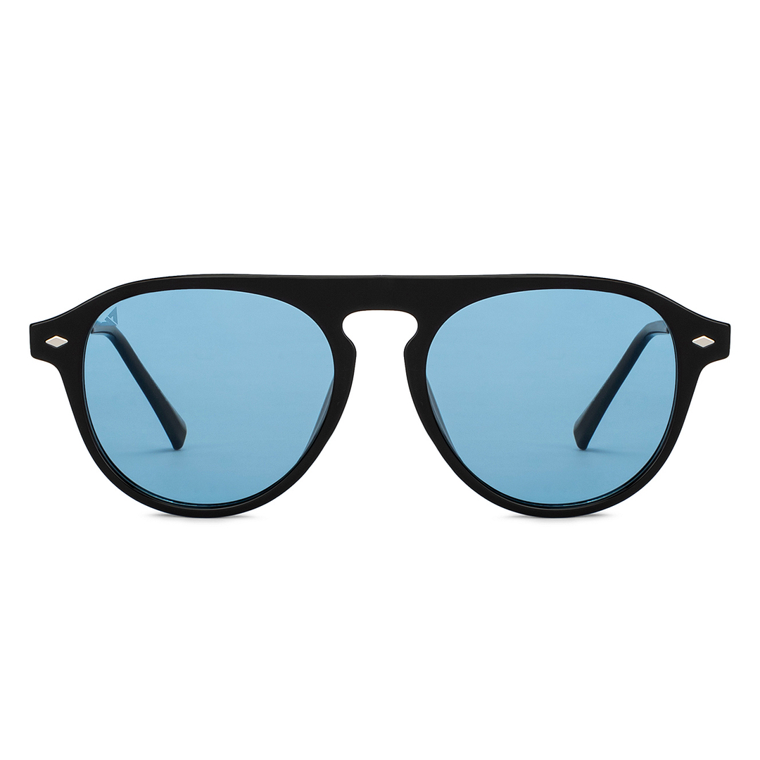 Vincent Chase Online Black Full Rim Aviator left side