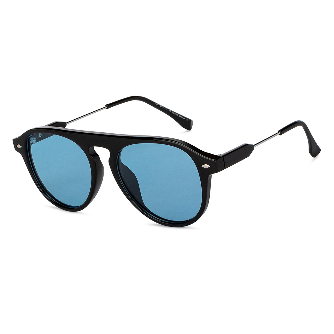 Vincent Chase Online Black Full Rim Aviator right side