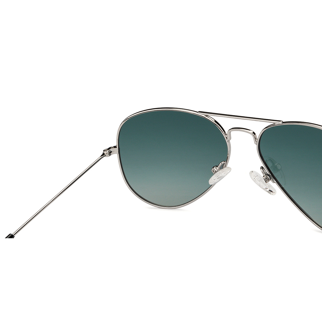 Vincent Chase Online Silver Full Rim Aviator right side