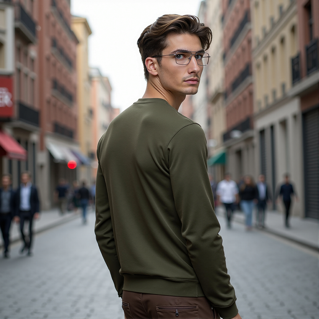 Vincent Chase Online Silver Full Rim Rectangle left side