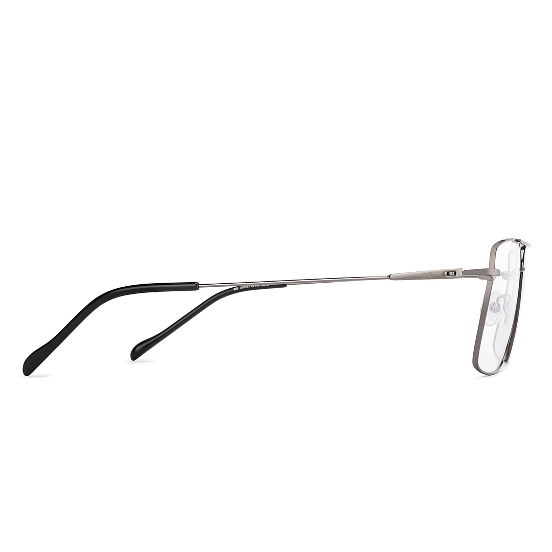 Vincent Chase Online Silver Full Rim Rectangle left side