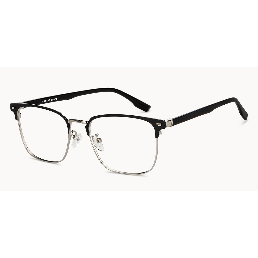 Vincent Chase Online Silver Full Rim Square left side
