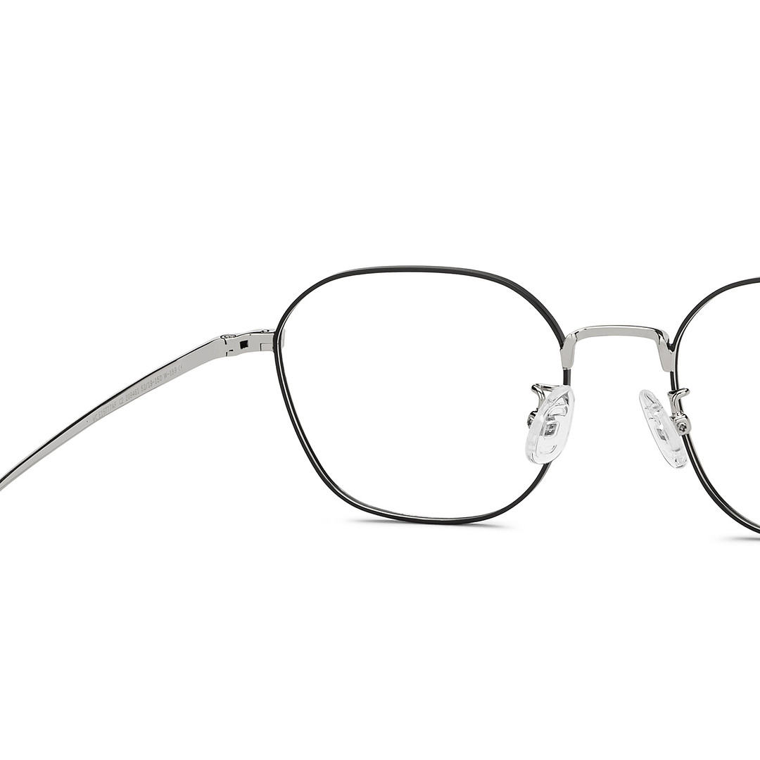 Vincent Chase Silver Full Rim Round right side