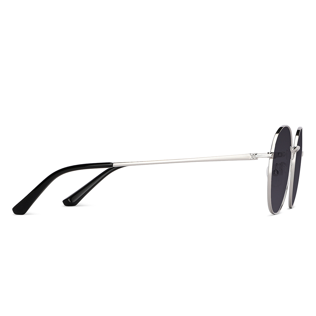 Vincent Chase Online Silver Full Rim Round left side