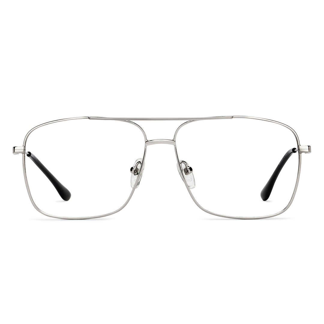 Vincent Chase Silver Full Rim Square right side