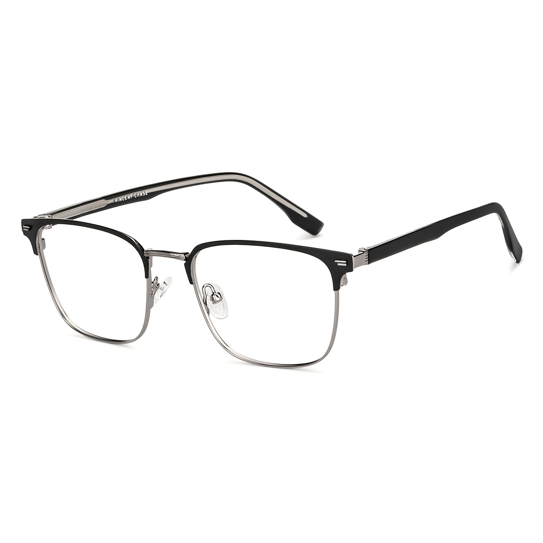 Vincent Chase Silver Full Rim Square right side