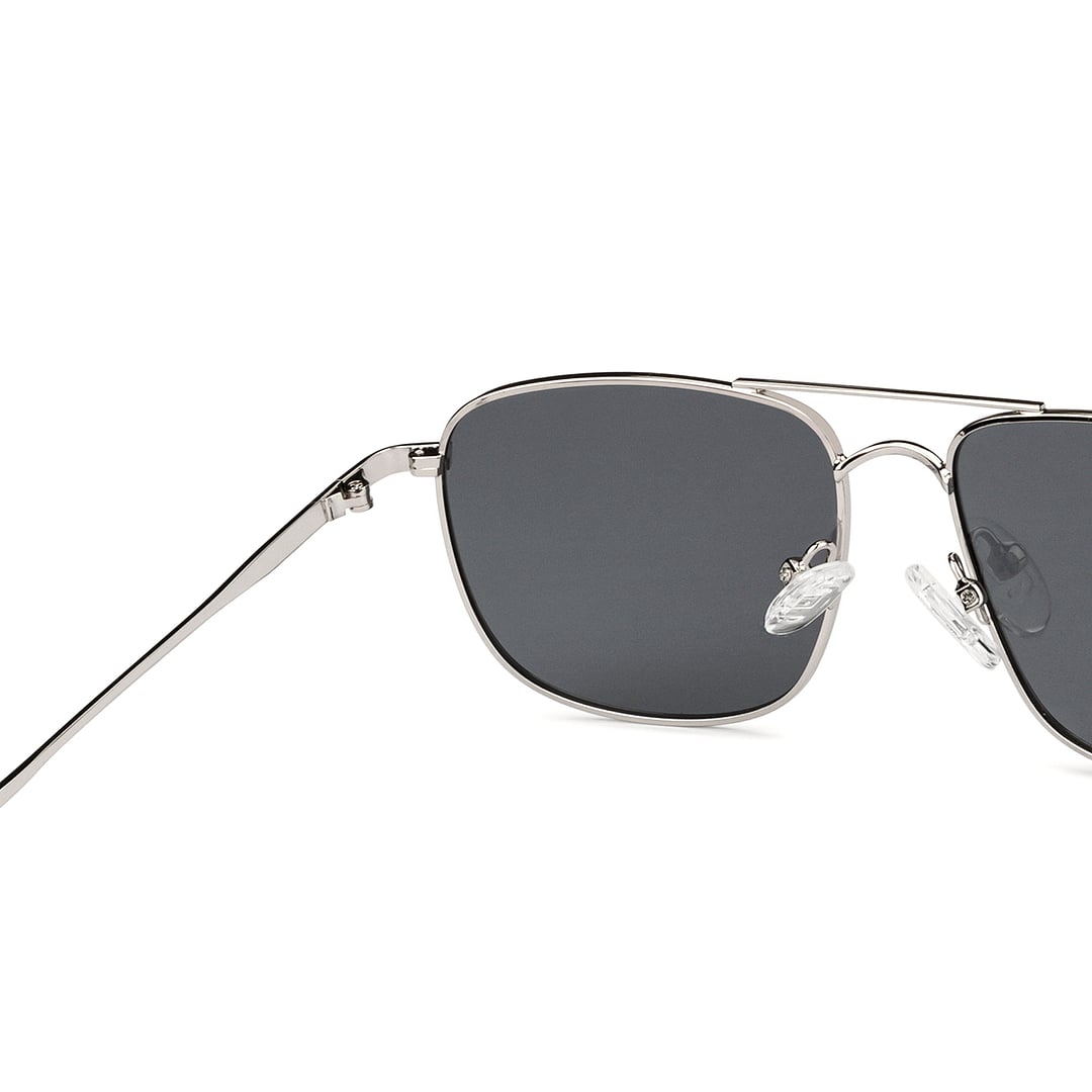 Vincent Chase Polarized Silver Full Rim Rectangle right side