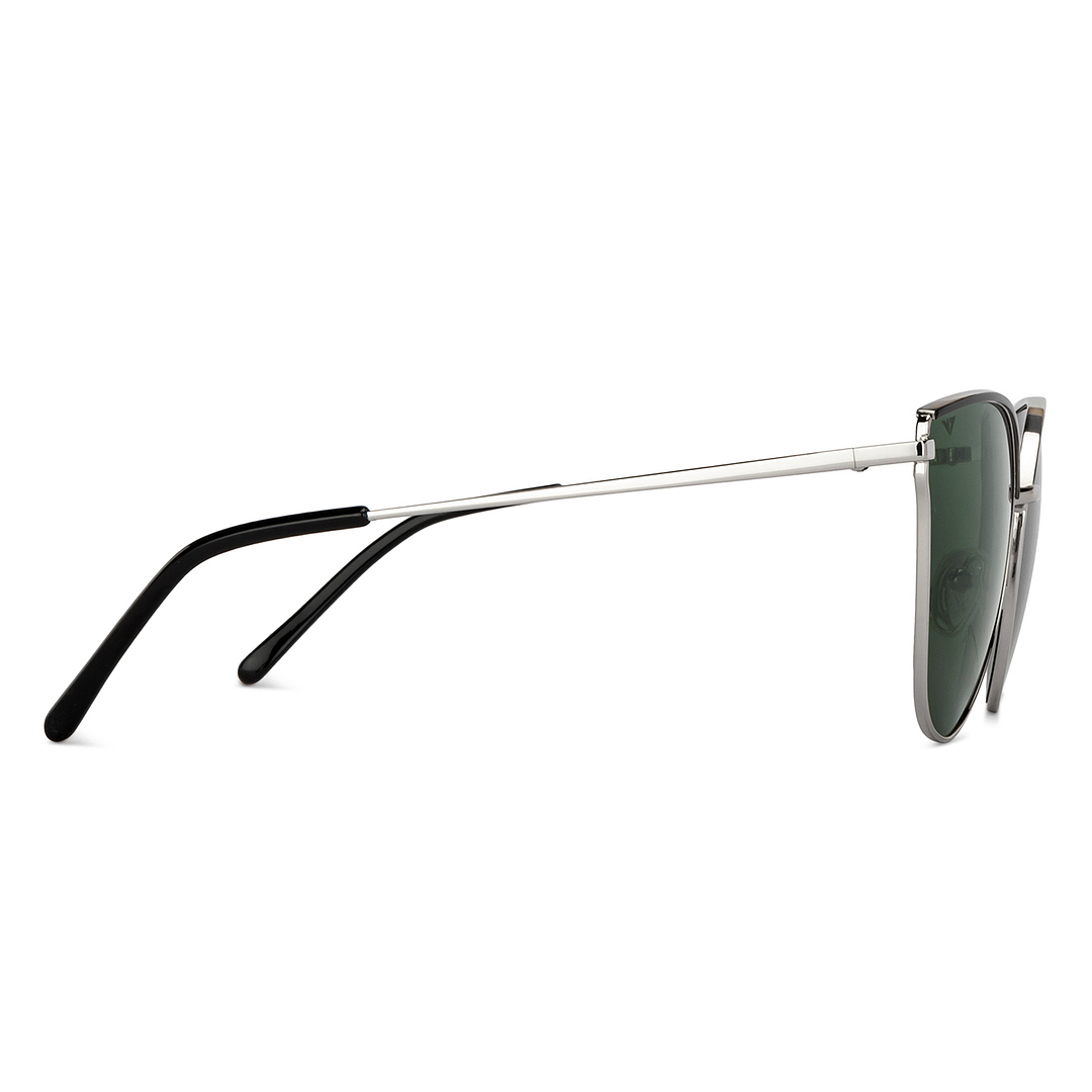 Vincent Chase Online Silver Full Rim Cat Eye left side