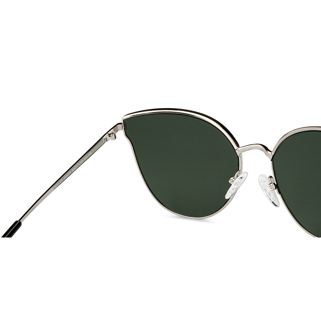 Vincent Chase Online Silver Full Rim Cat Eye right side