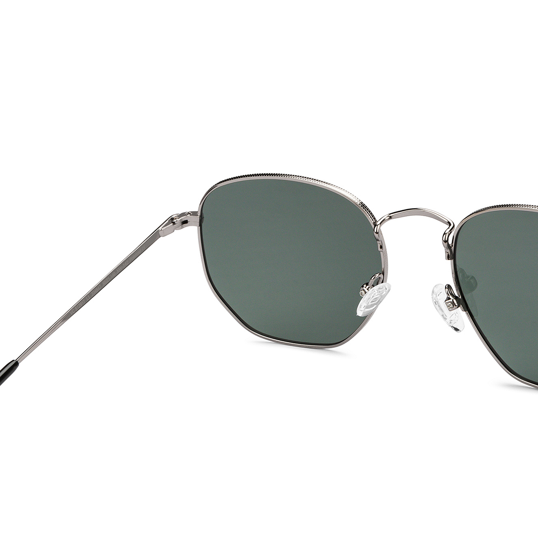 Vincent Chase Polarized Silver Full Rim Geometric right side