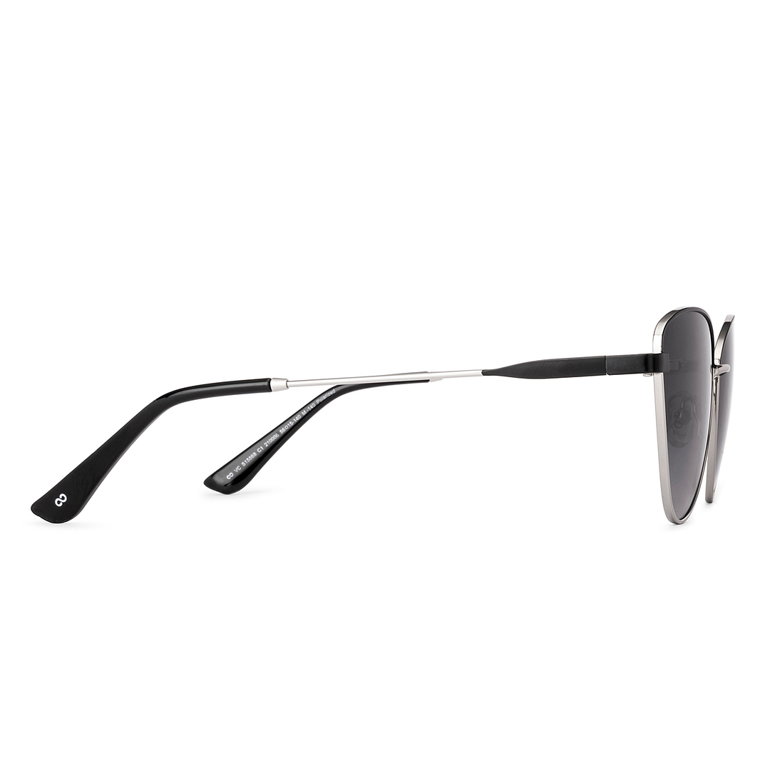 Vincent Chase Polarized Silver Full Rim Cat Eye left side