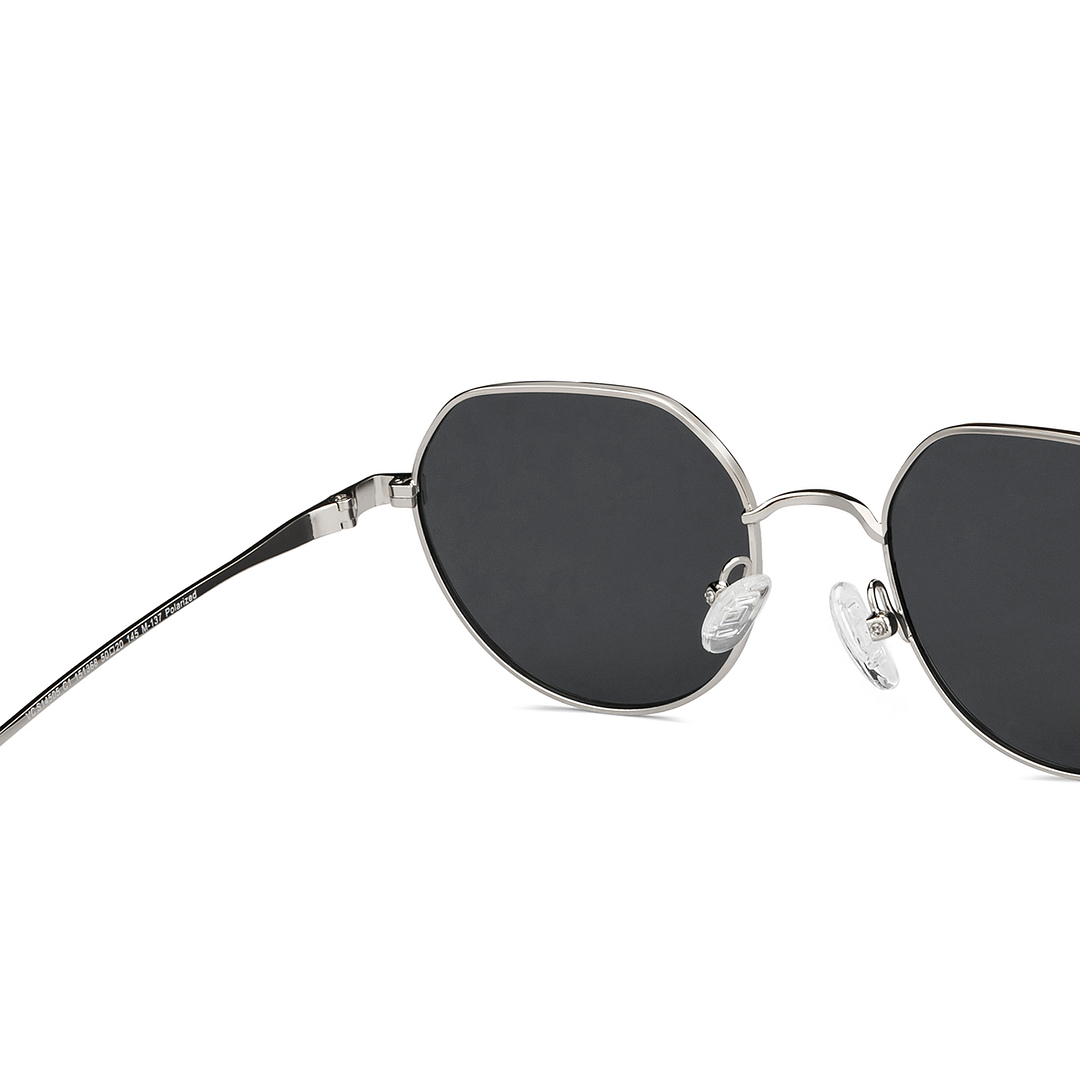 Vincent Chase Online Silver Full Rim Geometric right side