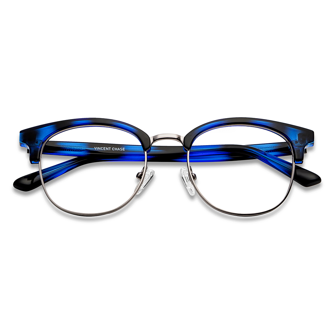 Vincent Chase Online Black Full Rim Round left side