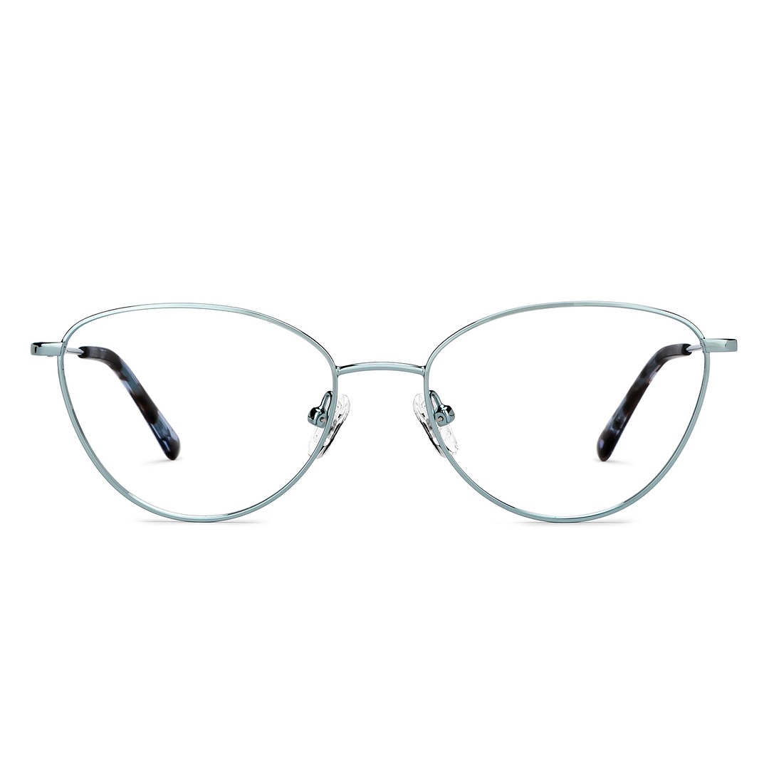 Vincent Chase Online Silver Full Rim Cat Eye left side