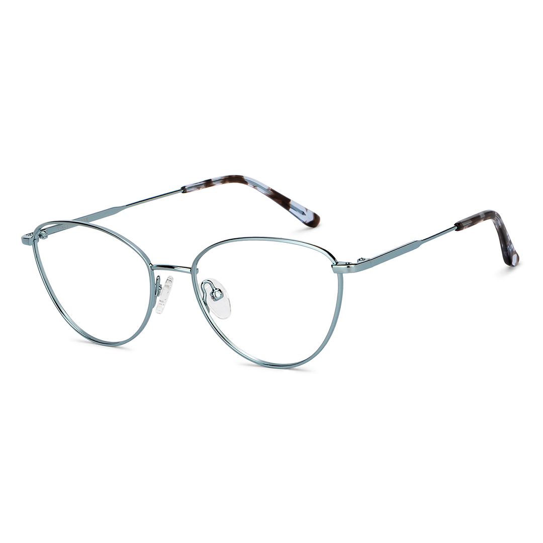 Vincent Chase Online Silver Full Rim Cat Eye right side