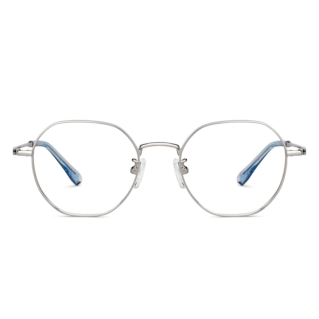 Vincent Chase Online Silver Full Rim Round left side