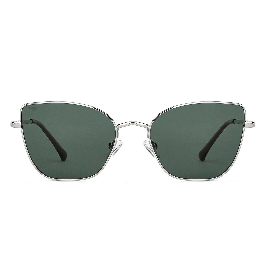 Vincent Chase Online Silver Full Rim Cat Eye left side