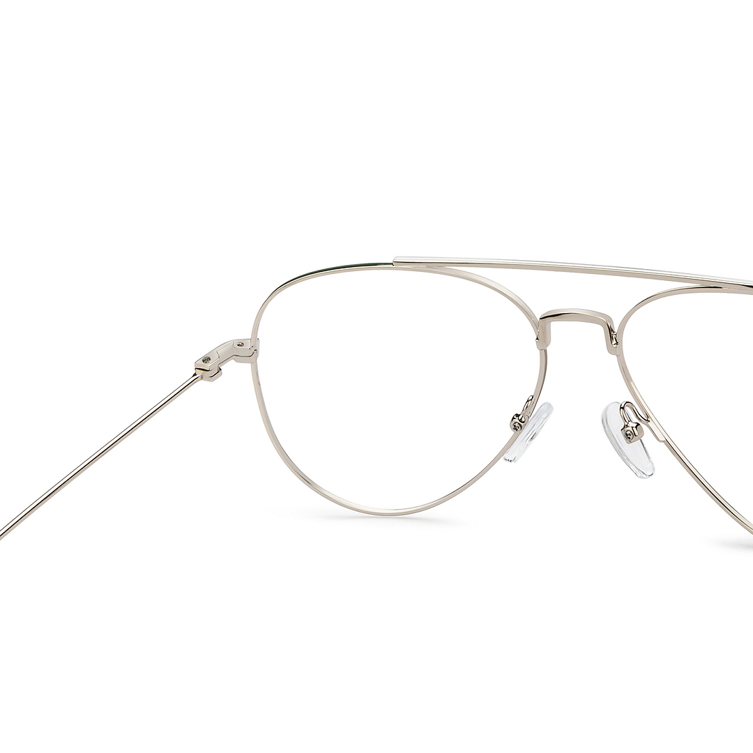 Vincent Chase Online Silver Full Rim Aviator right side
