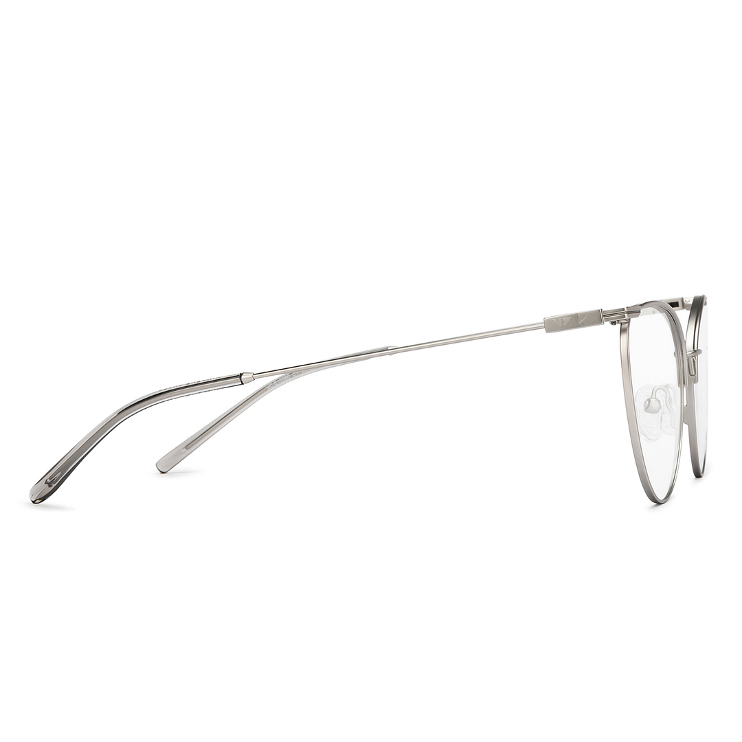 Vincent Chase Online Silver Full Rim Cat Eye left side