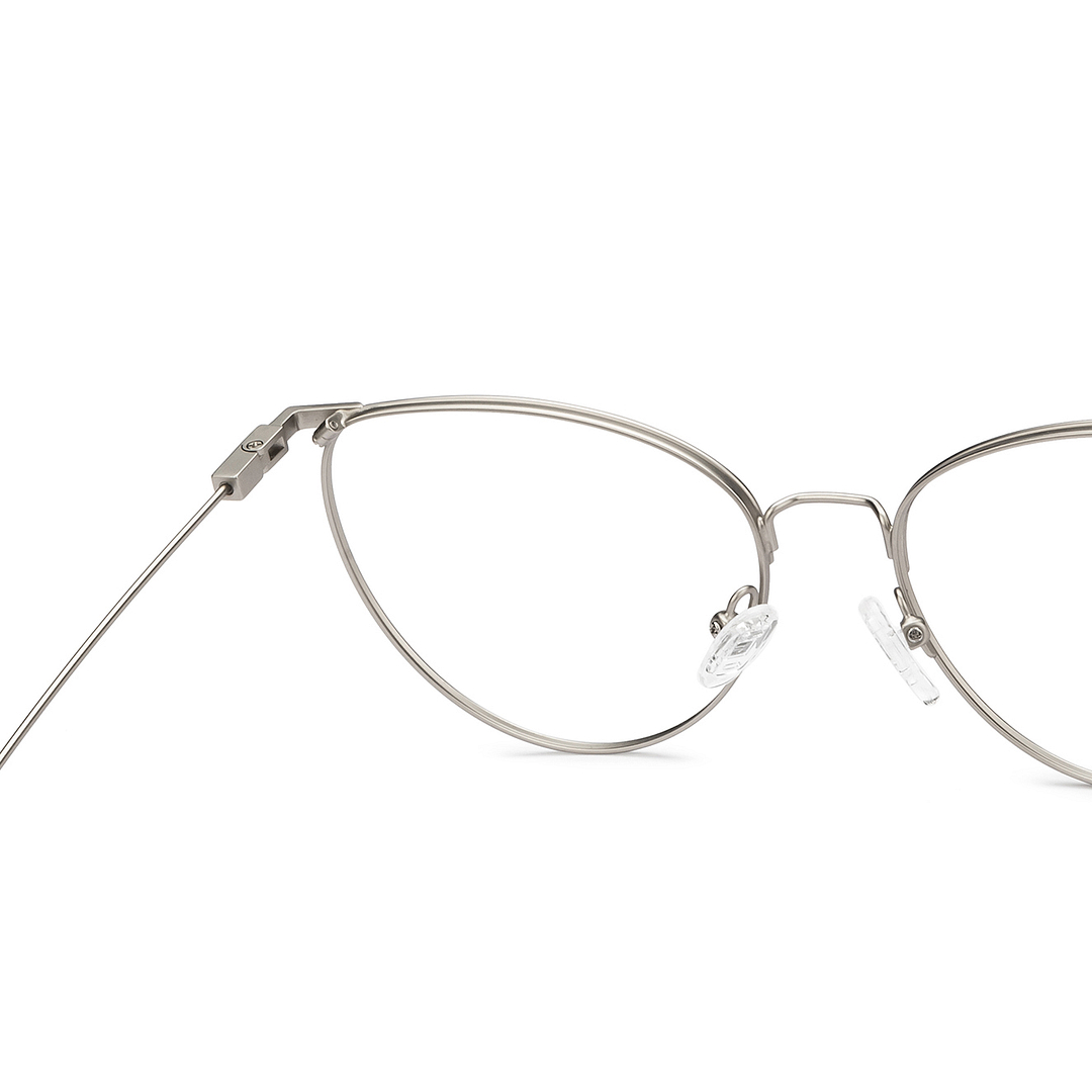 Vincent Chase Online Silver Full Rim Cat Eye right side