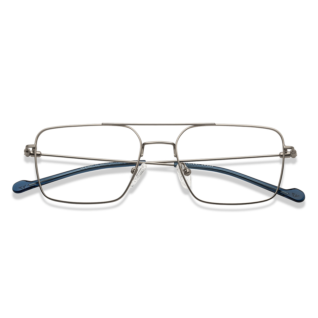 Vincent Chase Online Silver Full Rim Square left side