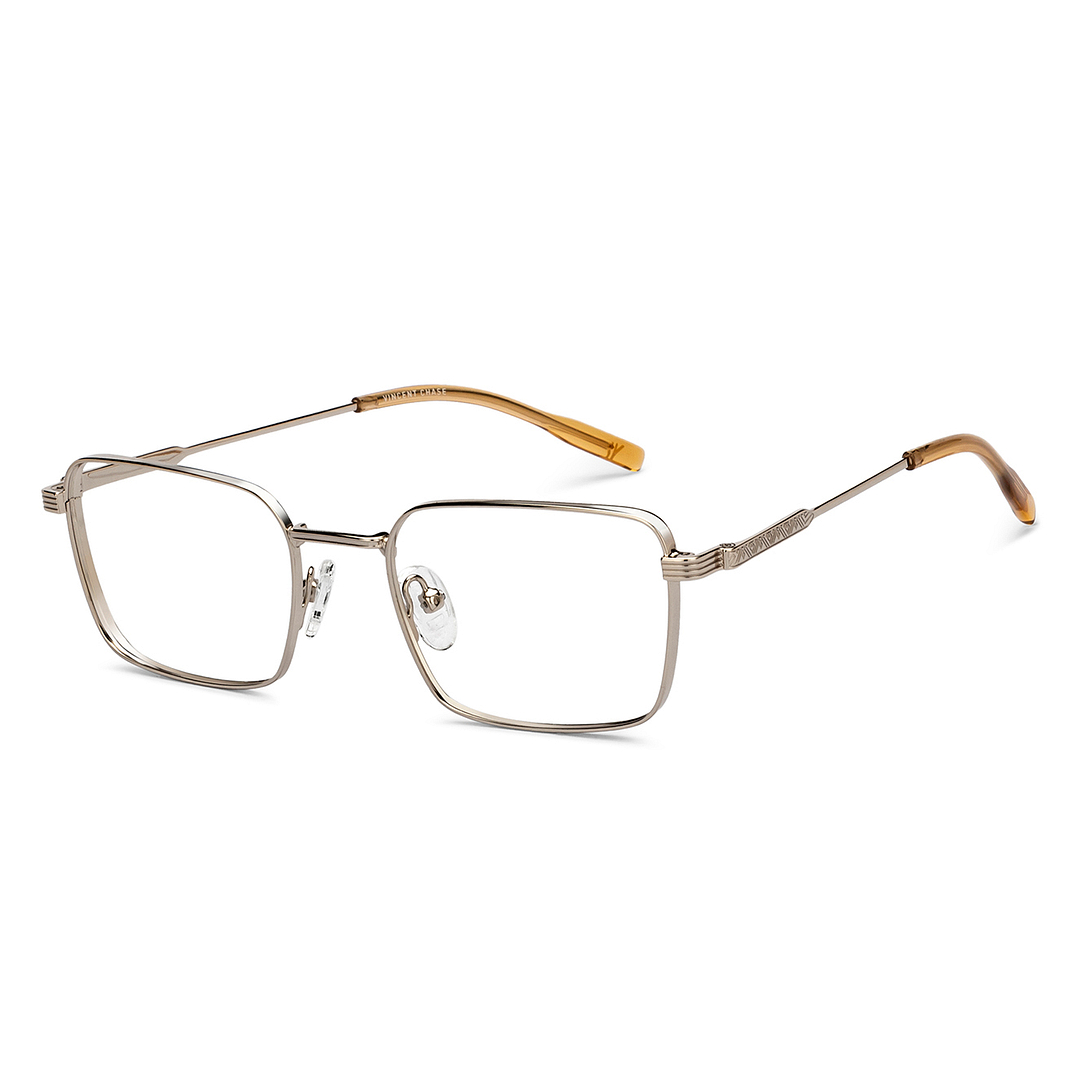 Vincent Chase Silver Full Rim Rectangle right side