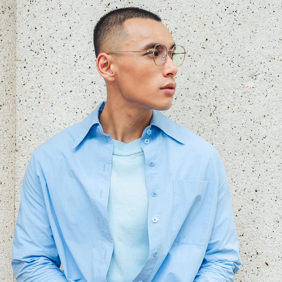 Vincent Chase Online Silver Full Rim Round right side