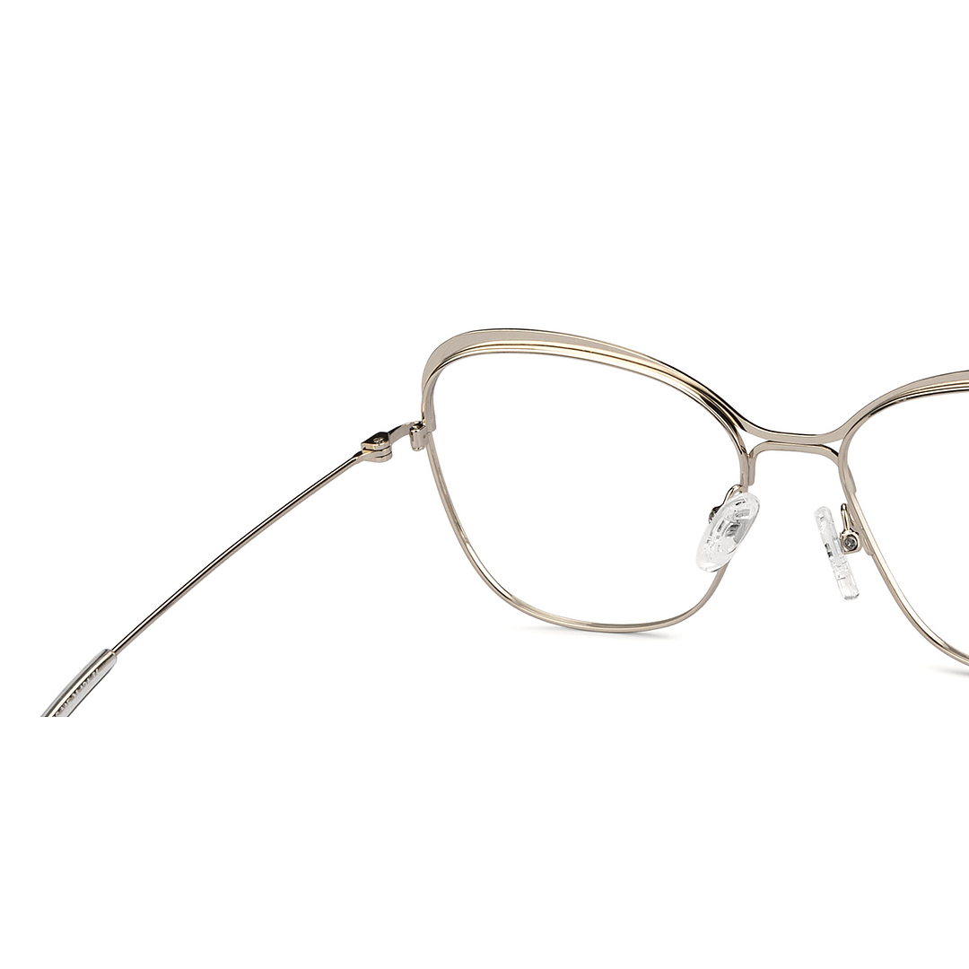 Vincent Chase Online Silver Full Rim Cat Eye right side