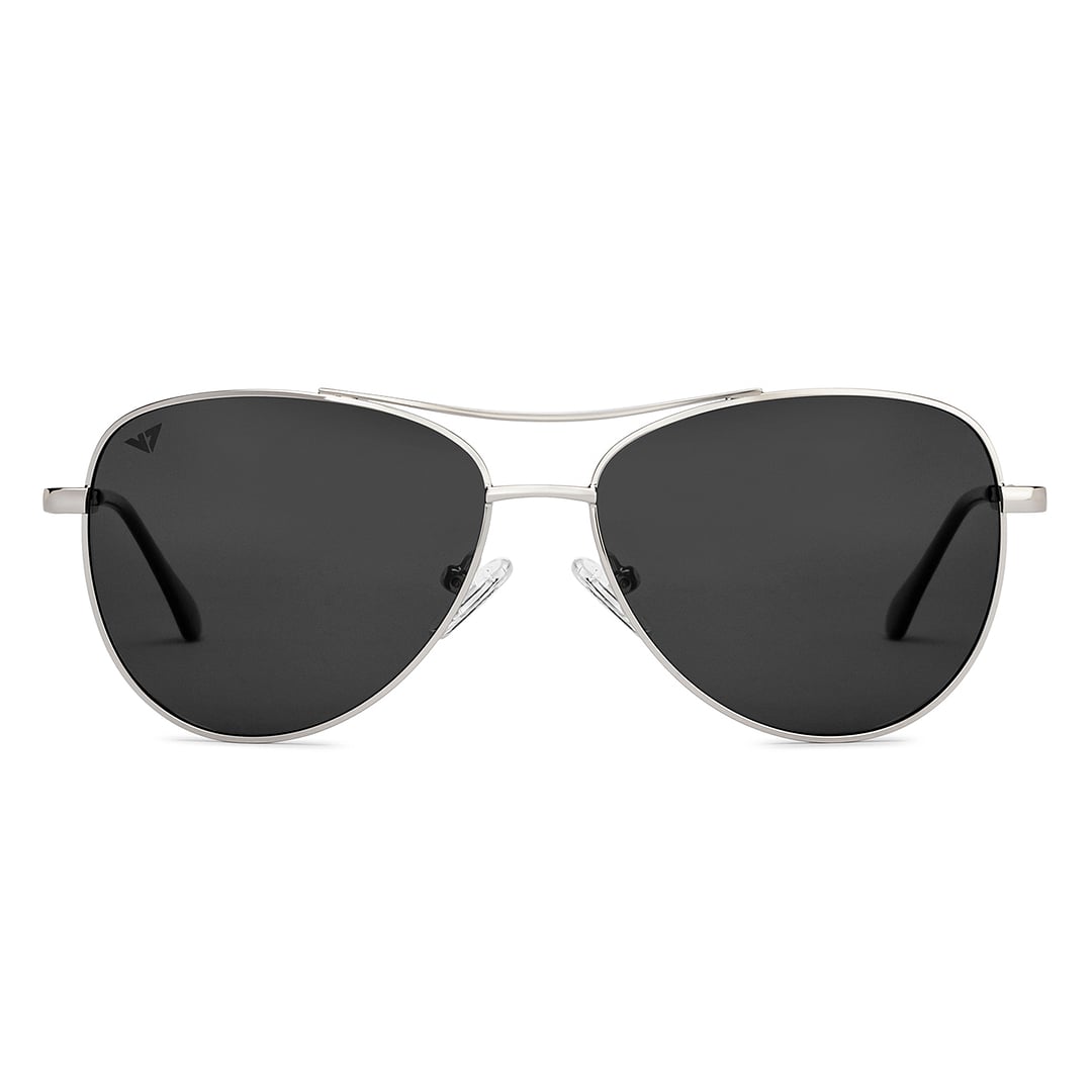 Vincent Chase Silver Full Rim Aviator right side
