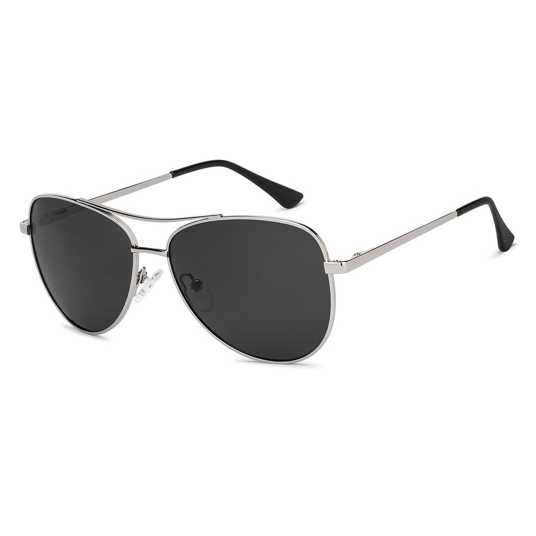 Vincent Chase Silver Full Rim Aviator right side