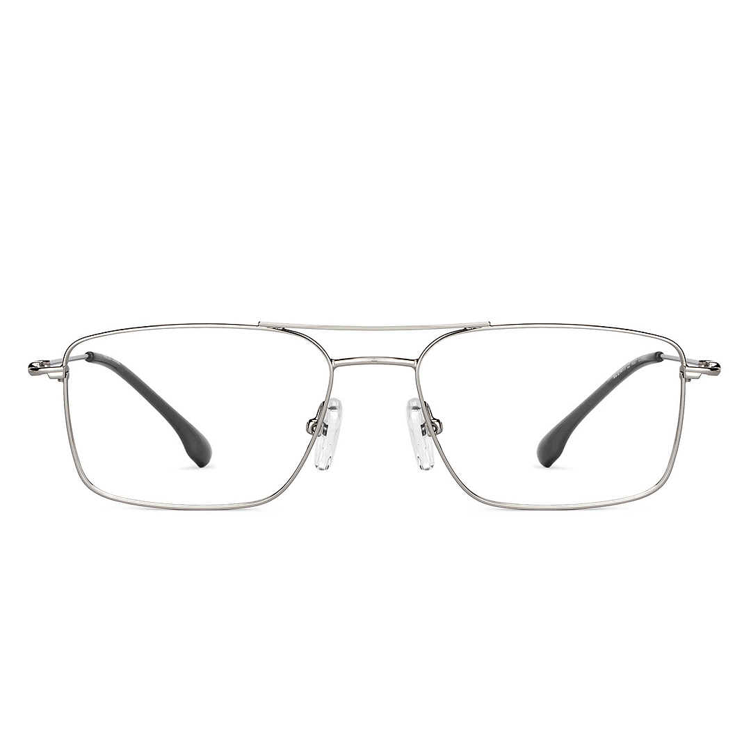 Vincent Chase Online Silver Full Rim Rectangle left side