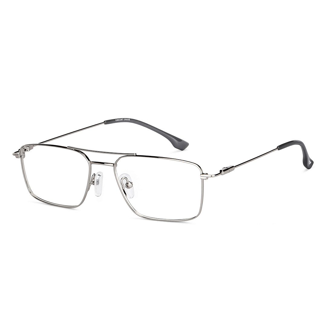 Vincent Chase Online Silver Full Rim Rectangle right side