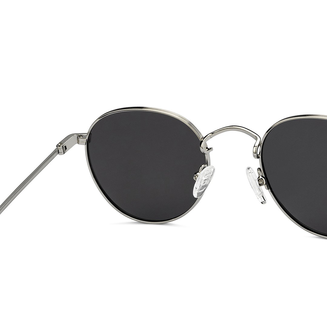 Vincent Chase Polarized Silver Full Rim Round right side