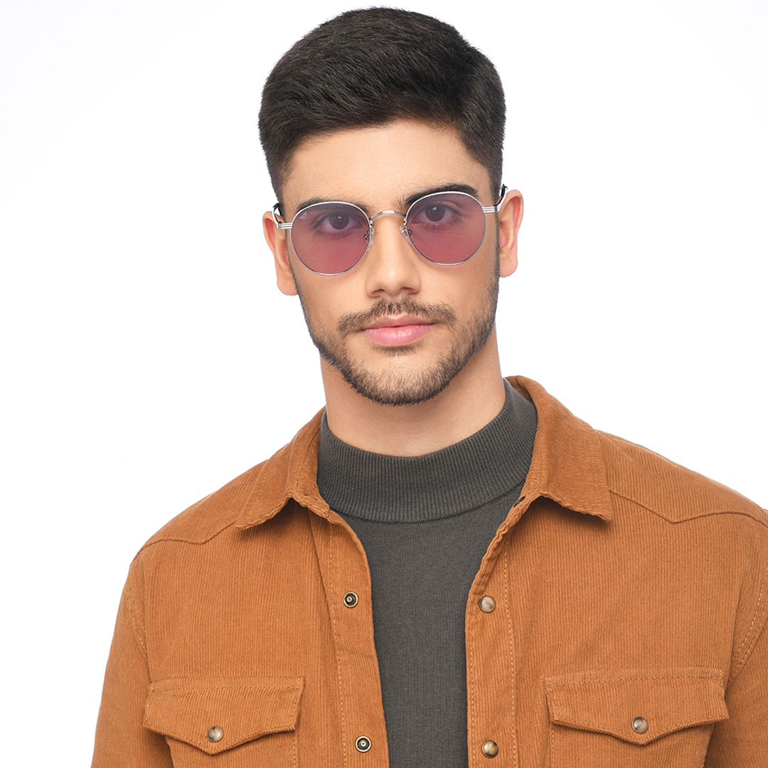 Vincent Chase Online Silver Full Rim Round right side