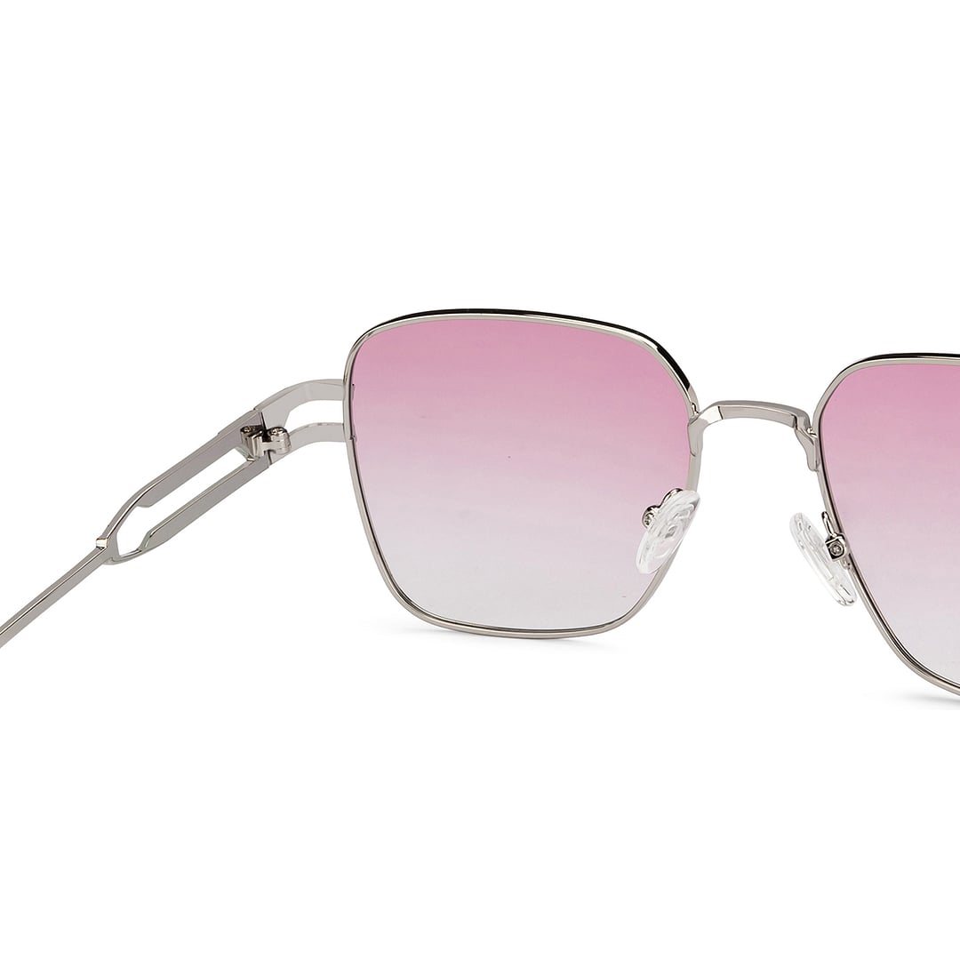 Vincent Chase Silver Full Rim Rectangle right side