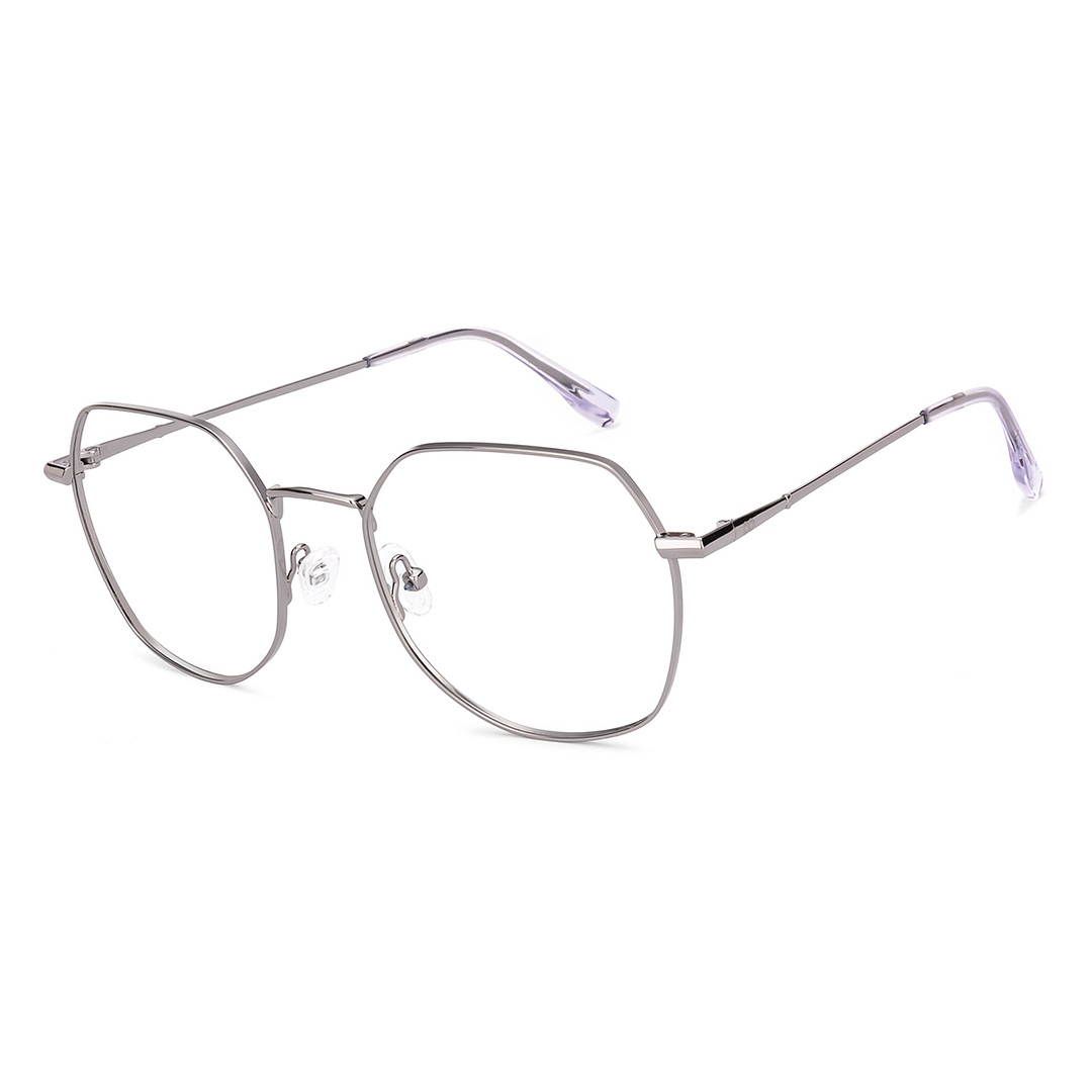 Vincent Chase Online Silver Full Rim Geometric right side